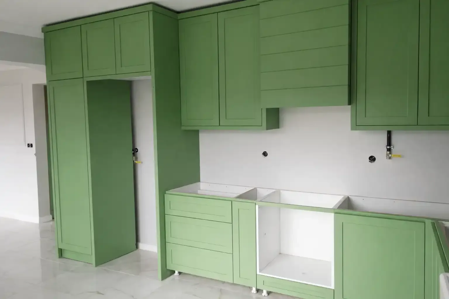 Adaçayı Yeşili Modern Shaker Mutfak - Görsel 3