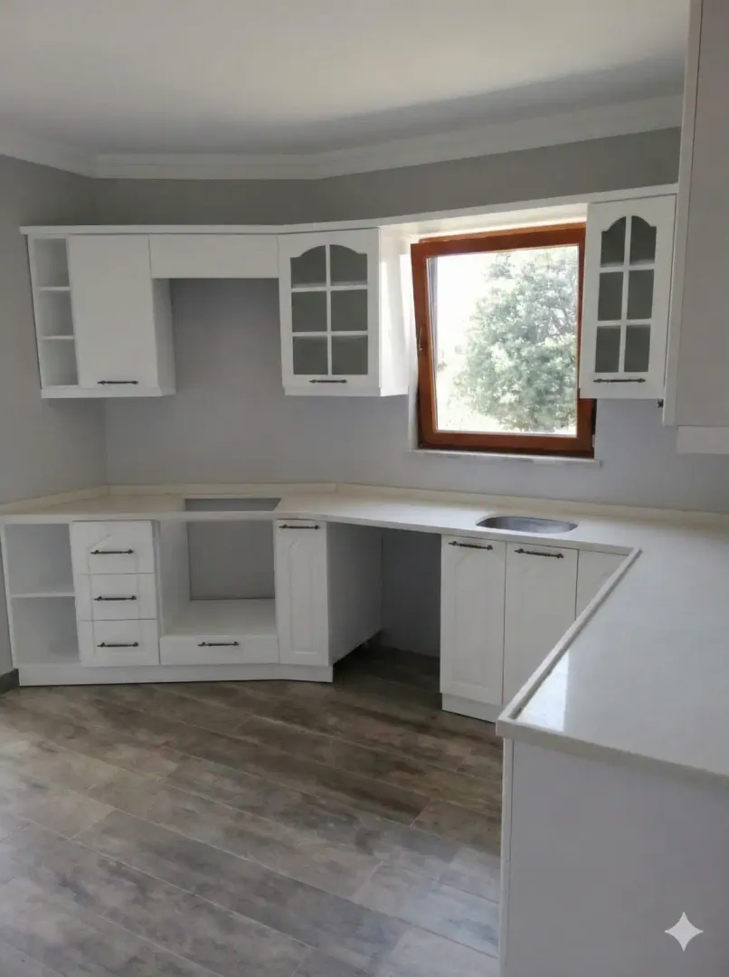 İpek Mat Beyaz Country Mutfak - Lake kapak example