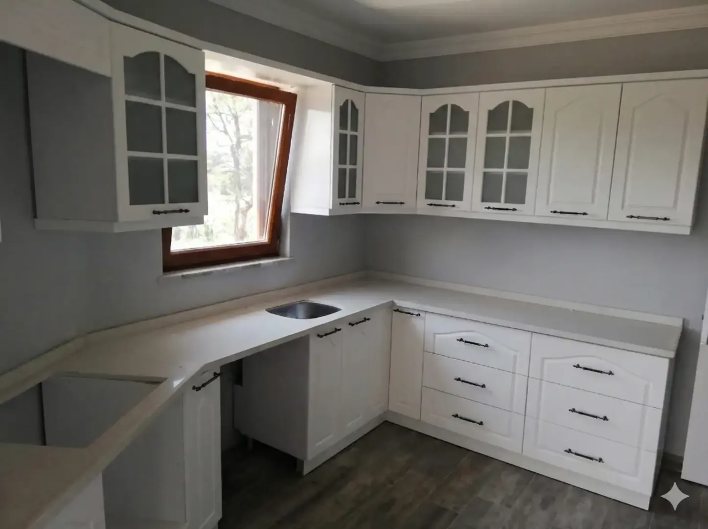 İpek Mat Beyaz Country Mutfak - Lake kapak example