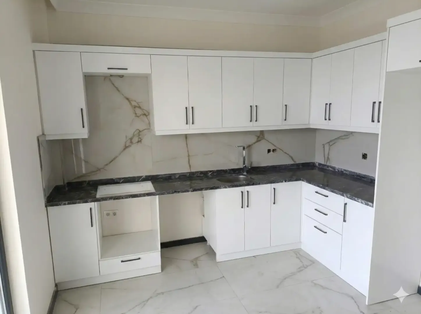 Beyaz Modern Mutfak - Görsel 1