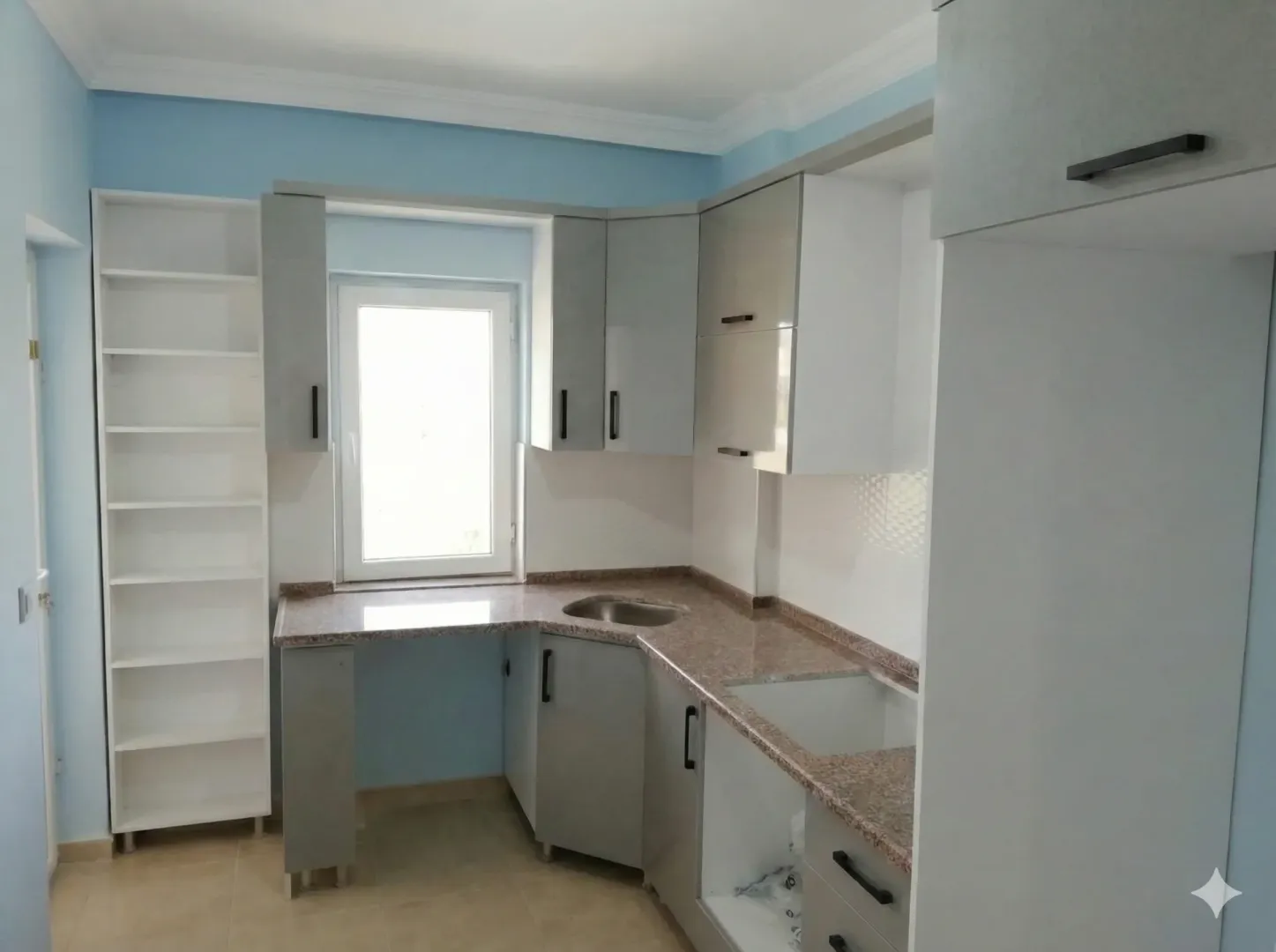  Gri Modern High Gloss Mutfak - Lake kapak example